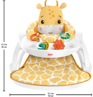 Wholesalers of Fisher Price Sit Me Up- Tray Giraffe toys image 5