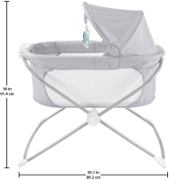 Wholesalers of Fisher-price Soothing View Projection Bassinet (retail Box*) toys image 3