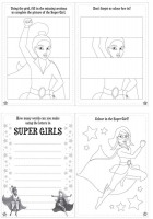 Wholesalers of Fun Stationery Book Fun Super Girls Puzzle 10.5cm X 14.5cm toys image 3