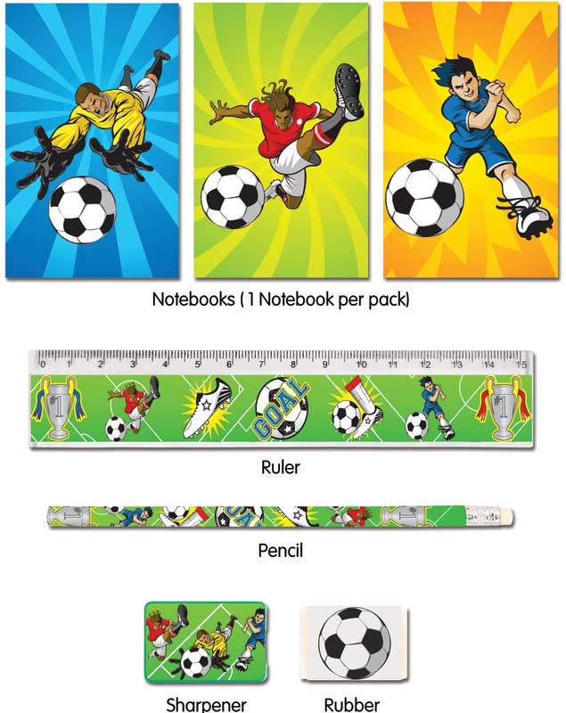 Wholesalers of Fun Stationery Stationery Set 5 Pc Football toys