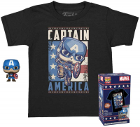 Wholesalers of Funko Pocket Pop! & Tee: Marvel: Captain America - L toys Tmb