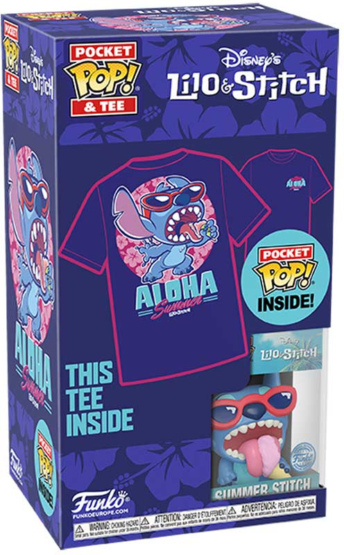 Wholesalers of Funko Pocket Pop! & Tee: Summer Stitch - L toys
