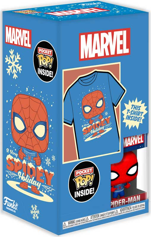 Wholesalers of Funko Pocketpop! & Tee: Marvel - Holiday Spiderman - toys