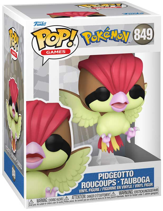 Wholesalers of Funko Pop Games: Pokemon - Pidgeotto toys