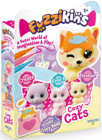 Wholesalers of Fuzzikins Cozy Cats toys image