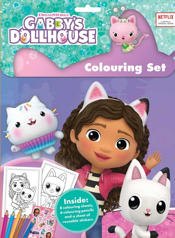 Wholesalers of Gabbys Dollhouse Colouring Set toys