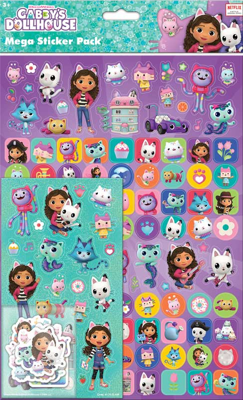 Wholesalers of Gabbys Dollhouse Mega Sticker Pack toys