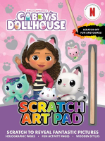Wholesalers of Gabbys Dollhouse Scratch Art Pad toys image