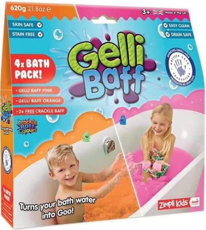 Wholesalers of Gelli Baff 4 Pack Assorted toys