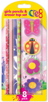 Wholesalers of Girls Pencil And Eraser Set toys image