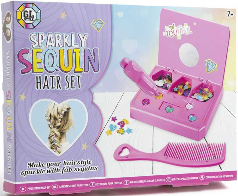 Wholesalers of Gl Sequin Hair Set toys