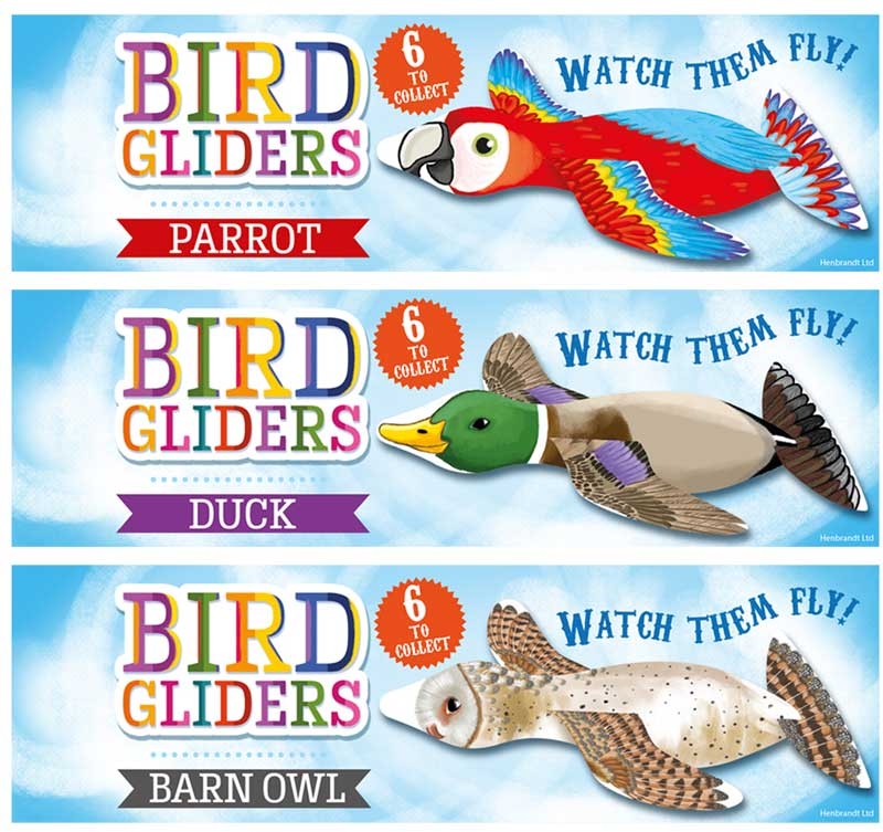Wholesalers of Gliders Birds 16cm 6 Assorted Designs toys