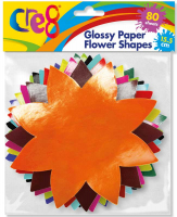 Wholesalers of Glossy Paper Flower Shapes toys image