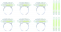 Wholesalers of Glow Ring 6pc Set Assorted toys image 2