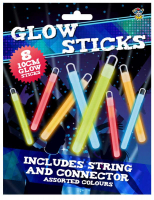 Wholesalers of Glow Stick 10cm With Lanyard  Assorted toys image