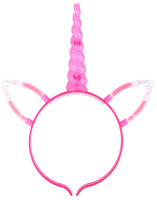 Wholesalers of Glow Unicorn 8pc Headband Set Assorted toys image 2