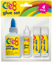 Wholesalers of Glue Set 4pk toys image