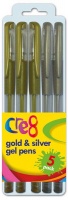 Wholesalers of Gold And Silver Gel Pens toys image