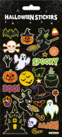 Wholesalers of Halloween Spooky (black) Large Foil Stickers toys image
