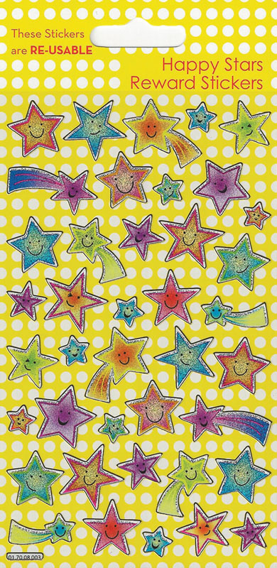 Wholesalers of Happy Stars  Sparkle Stickers toys