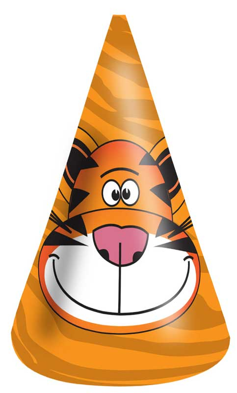 Wholesalers of Hat Cone Jungle 16.5cm 6 Assorted toys
