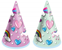 Wholesalers of 144 Hat Cones - Unicorn 16.5cm 6 Assorted Cols toys image 2