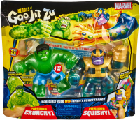 Wholesalers of Heroes Of Goo Jit Zu Marvel Versus Pack Thanos Vs Hulk toys Tmb