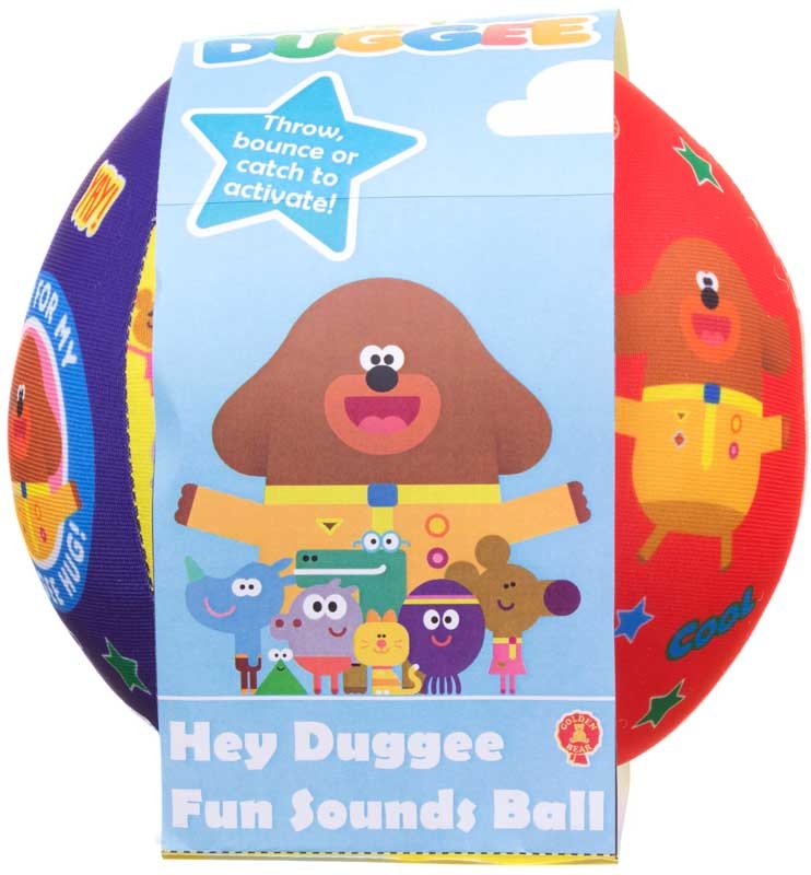 Wholesalers of Hey Duggee Fun Sounds Ball Soft Toy toys