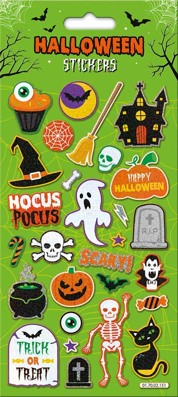 Wholesalers of Hocus Pocus (green) Large Foil Stickers toys