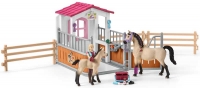 Wholesalers of Schleich Horse Stall With Arab Horses And Groom toys image 2