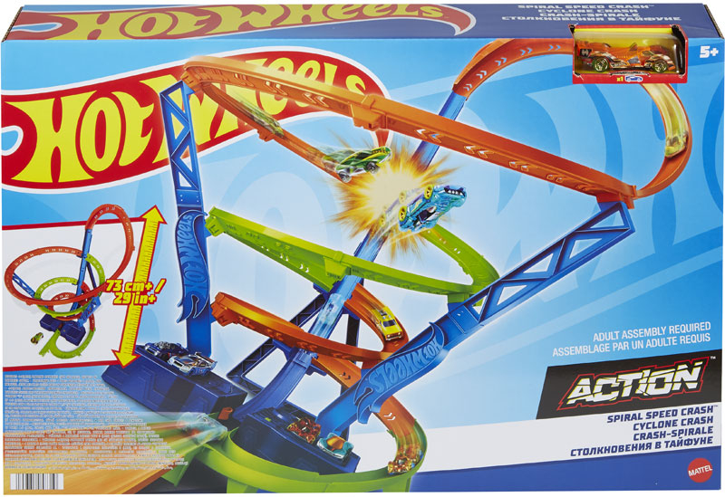 Wholesalers of Hot Wheels Action Spiral Speed Crash toys