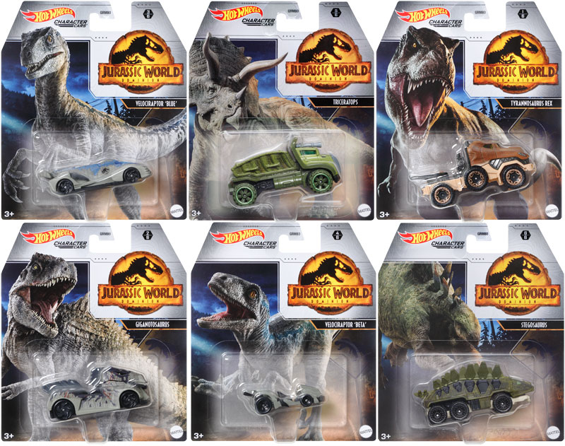 Wholesalers of Hot Wheels Character Cars Jurassic World Vehicle Asst toys
