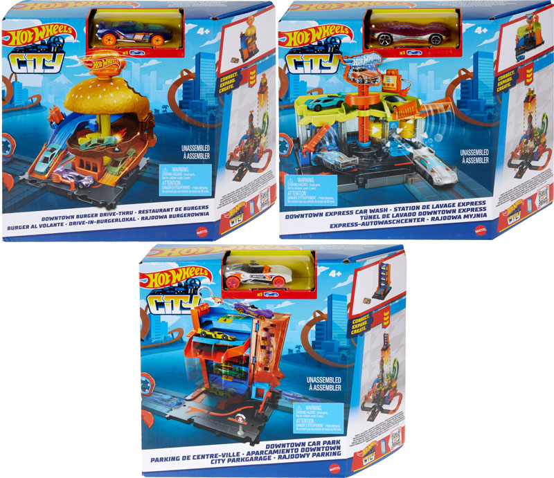 Wholesalers of Hot Wheels City Downtown Track Set Asst toys