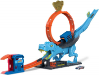 Wholesalers of Hot Wheels City T Rex Chomp Down Play Set toys image