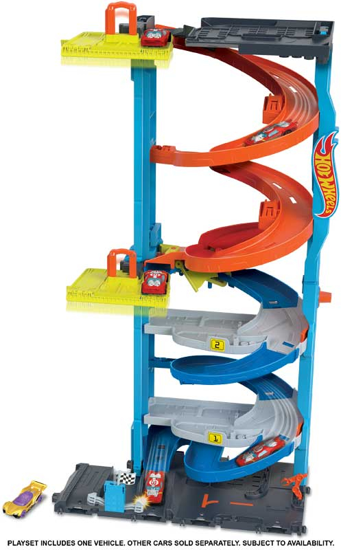 Wholesalers of Hot Wheels City Transforming Race Tower Play Set toys