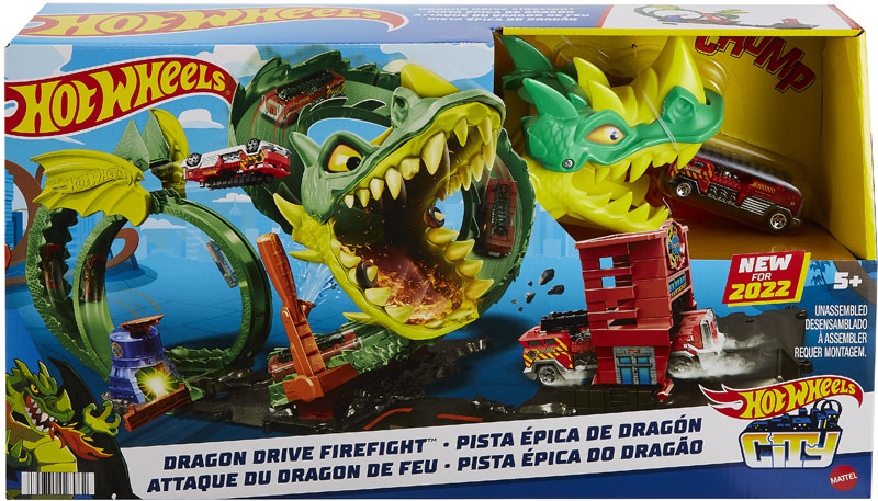 Wholesalers of Hot Wheels Dragon Drive Firefight toys