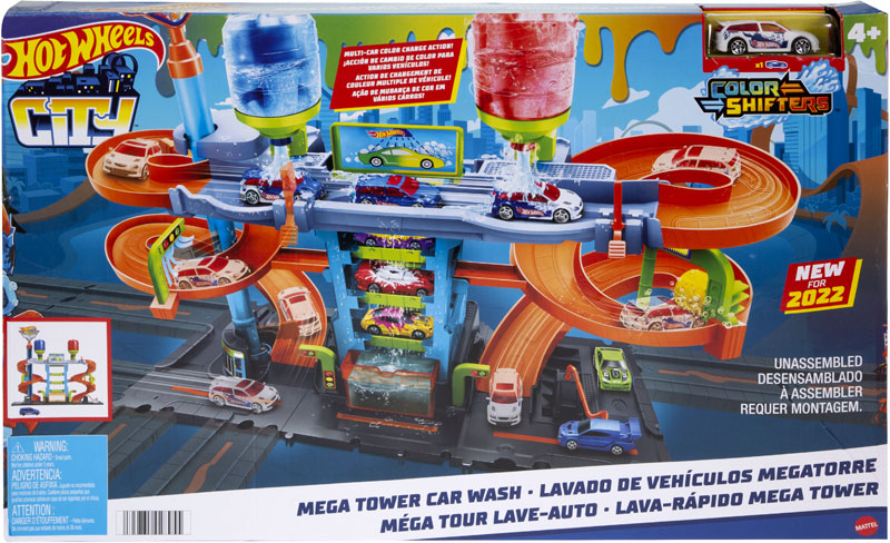 Wholesalers of Hot Wheels Mega Tower Car Wash toys