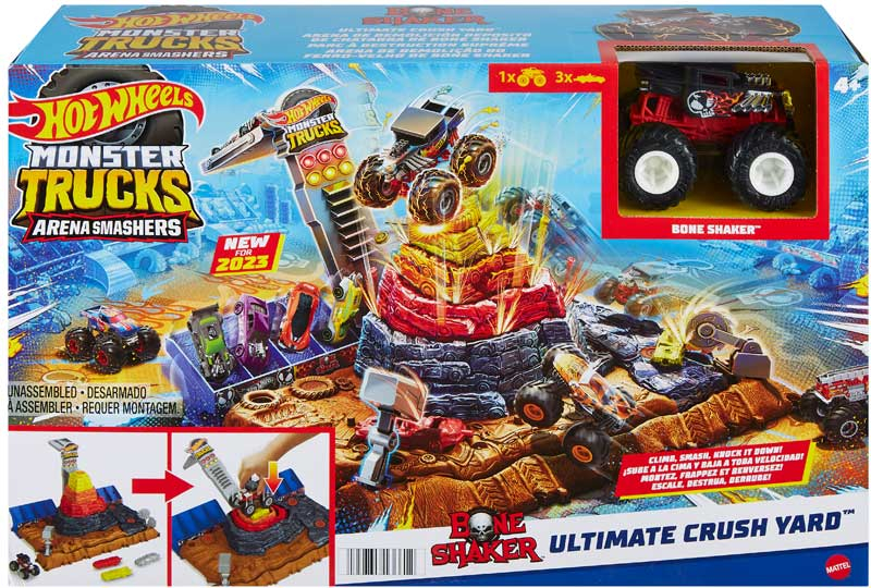 Wholesalers of Hot Wheels Monster Trucks Arena Ultimate Crush Yard toys