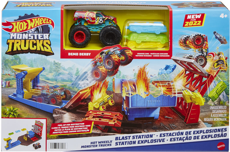 Wholesalers of Hot Wheels Monster Trucks Blast Station Playset toys