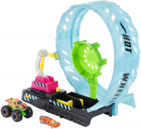 Wholesalers of Hot Wheels Monster Trucks Glow-in-the Dark Epic Loop Challen toys image 2