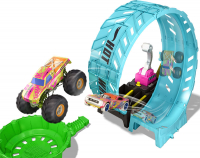 Wholesalers of Hot Wheels Monster Trucks Glow-in-the Dark Epic Loop Challen toys image 3