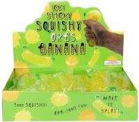 Wholesalers of Icky Sticky Squishy Orbs Banana toys image