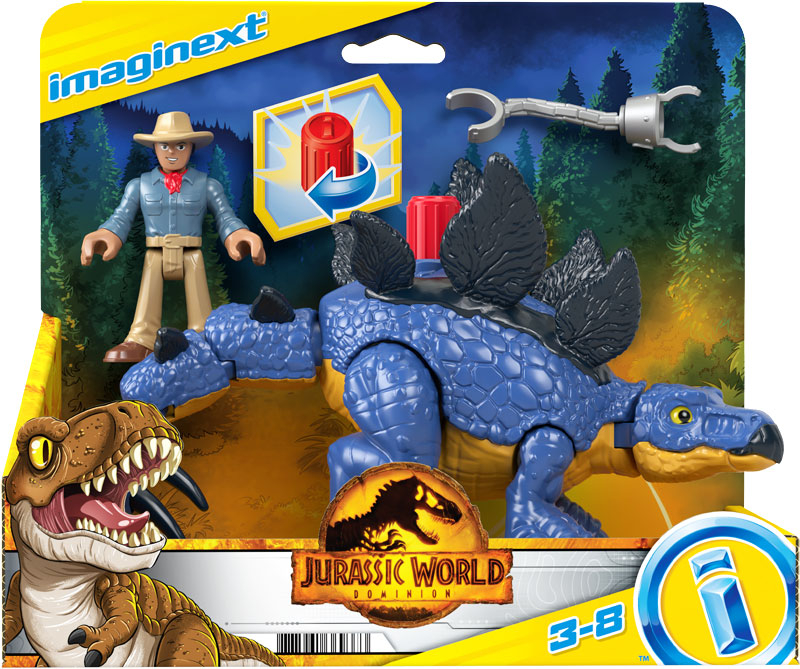 Wholesalers of Imaginext Jurassic World Stegosaurus And Dr Grant toys