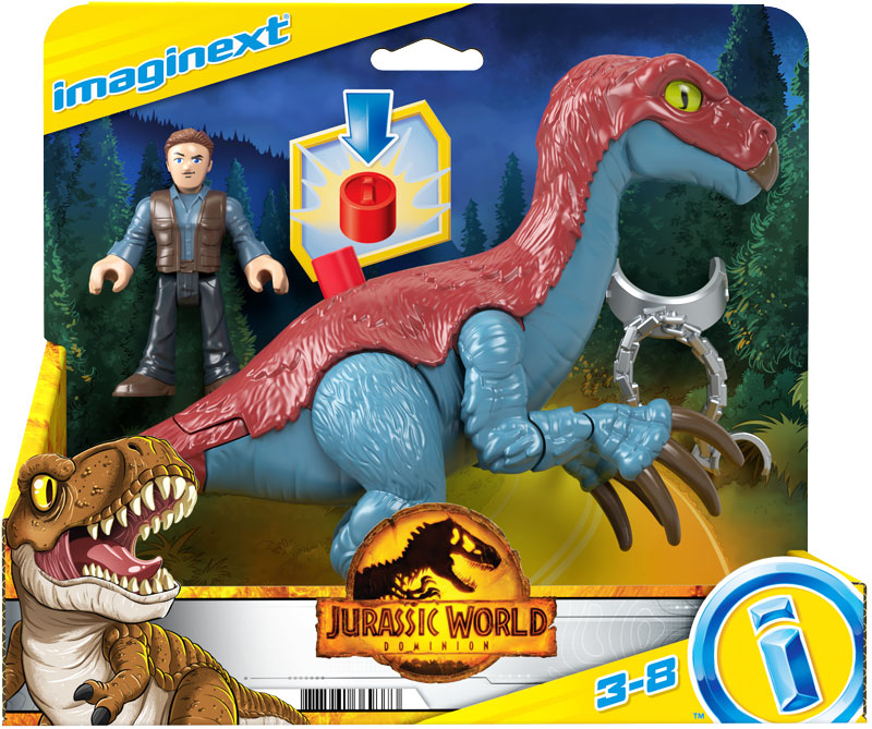 Wholesalers of Imaginext Jurassic World Therizinosaurus And Owen toys