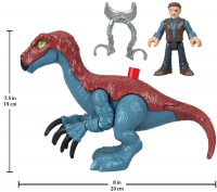 Wholesalers of Imaginext Jurassic World Therizinosaurus And Owen toys image 3