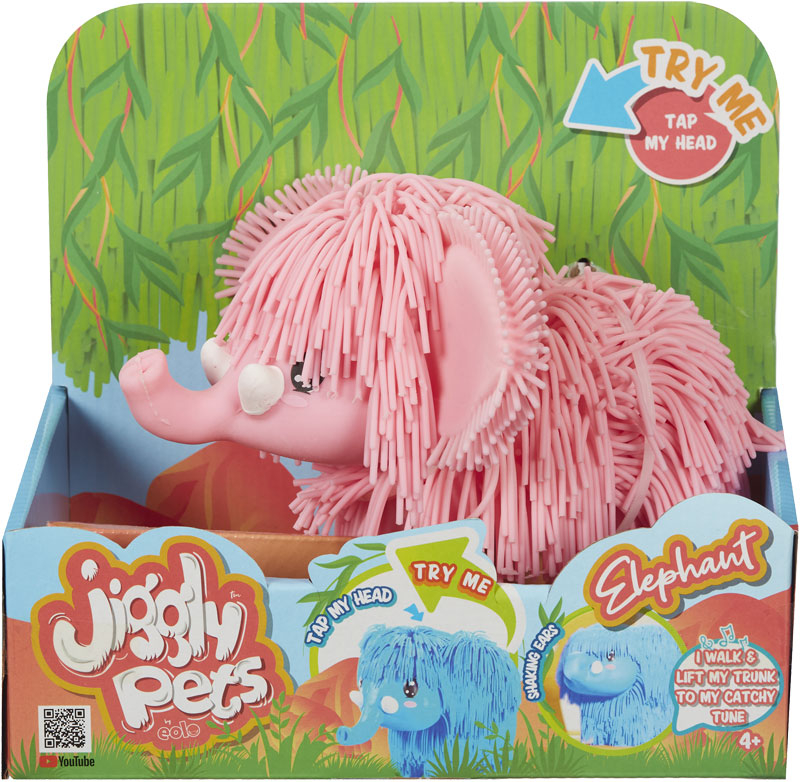 Wholesalers of Jiggly Pets Elephant - Pink toys