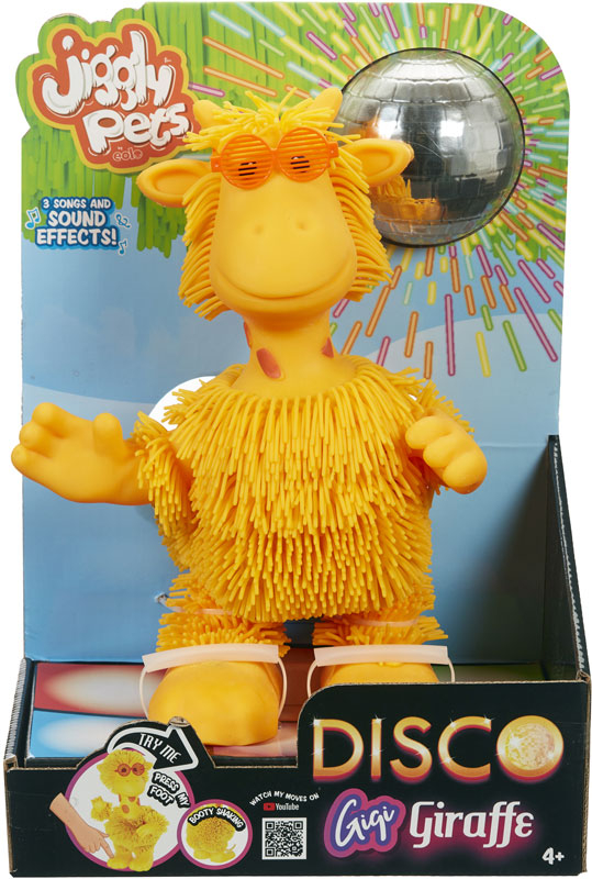 Wholesalers of Jiggly Pets Gigi Disco Giraffe toys