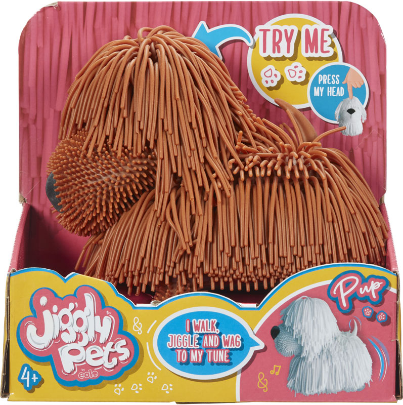 Wholesalers of Jiggly Pets Pup - Brown toys