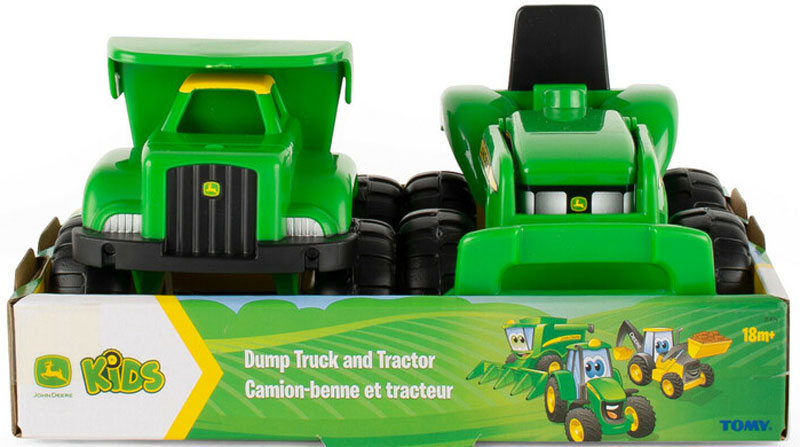 Wholesalers of John Deere Mini Sandbox Tractor And Dump Truck Set toys
