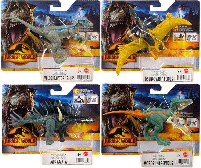 Wholesalers of Jurassic World Ferocious Pack Asst toys